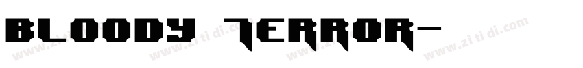 Bloody Terror字体转换